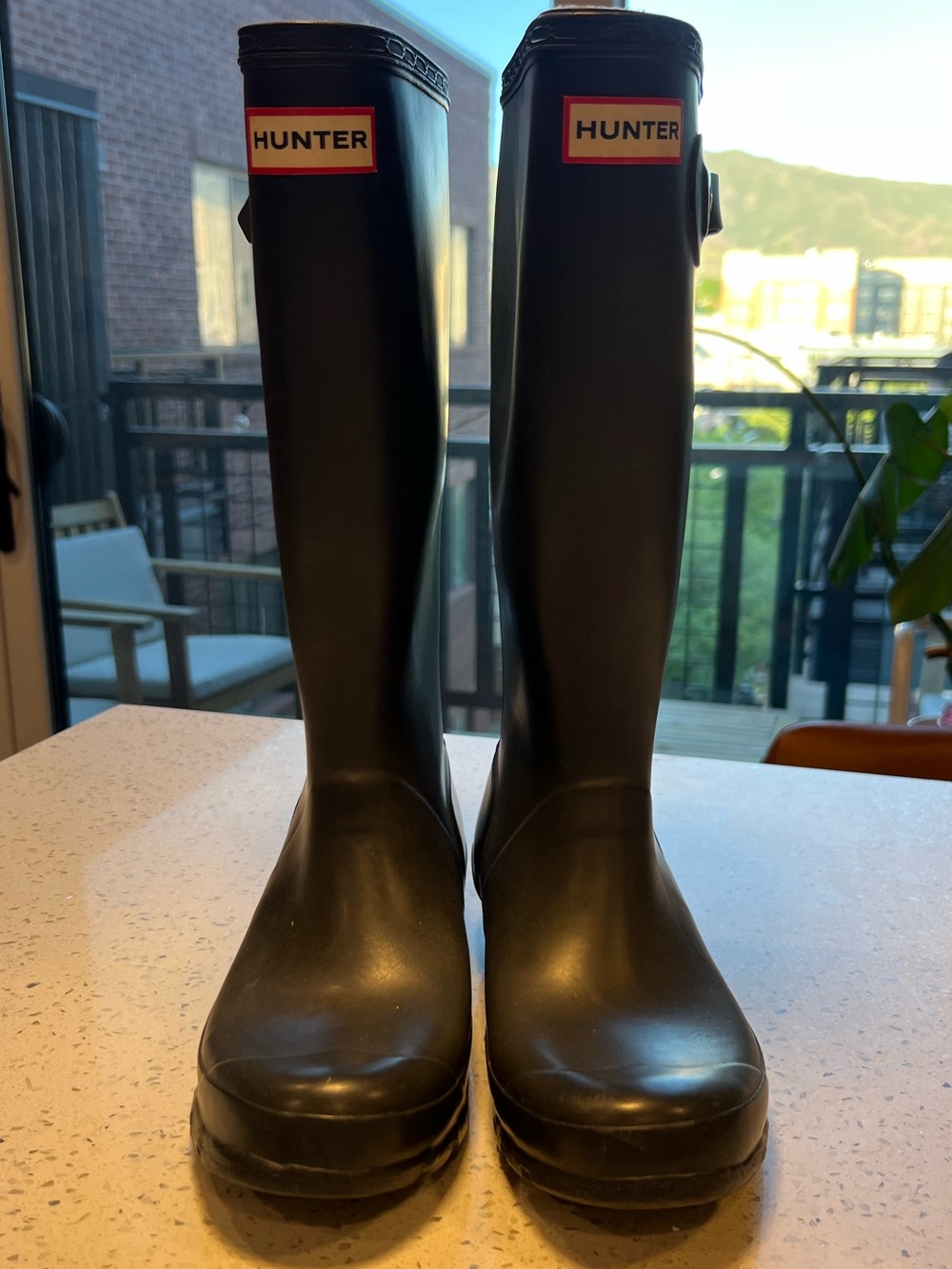 Hunter Tall Rain Boots - Blue